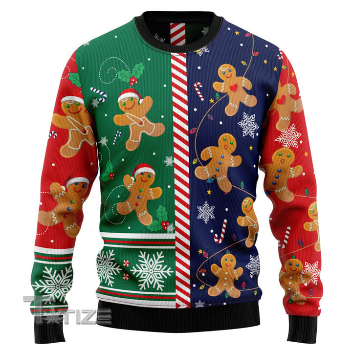 Gingerbread Christmas Cookie Ugly Christmas Sweater