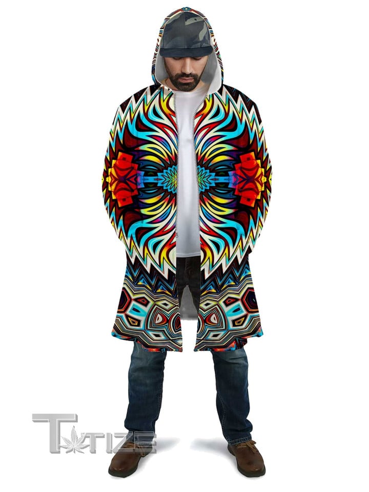 Fire for the Tribe Hooded Cloak Coat