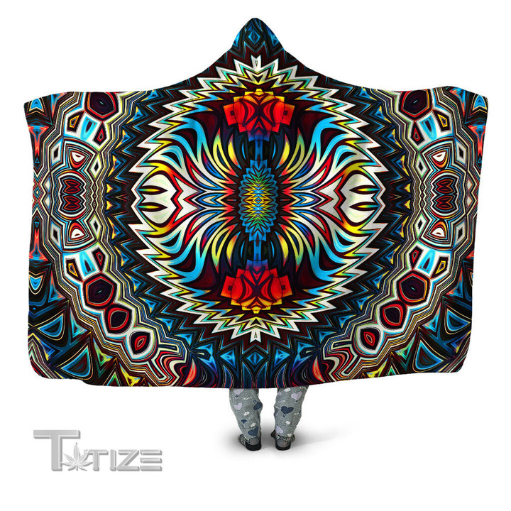 Fire for the Tribe Hooded Blanket