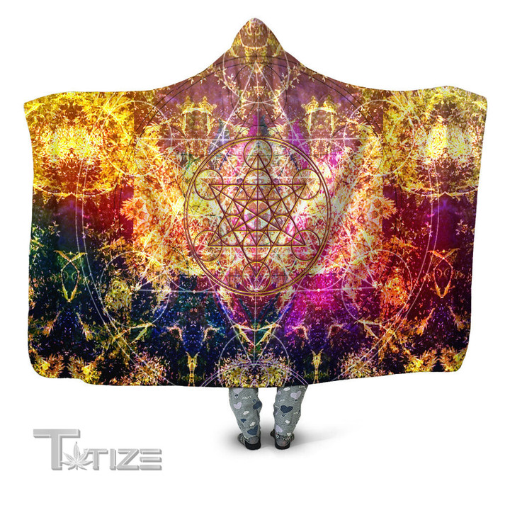 Pineal Metatron Hooded Blanket