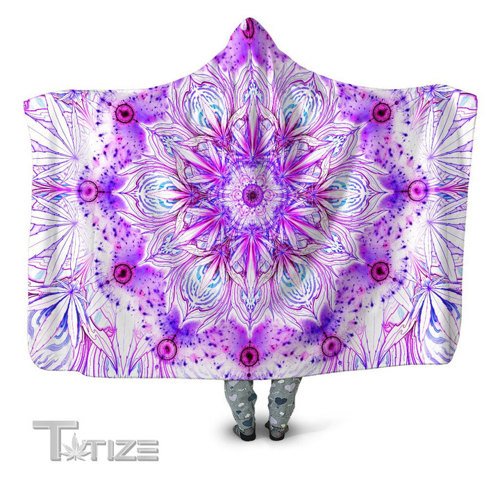 Canndala Purple Hooded Blanket