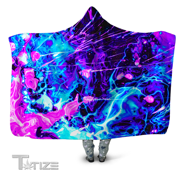 Cosmic Burst Hooded Blanket
