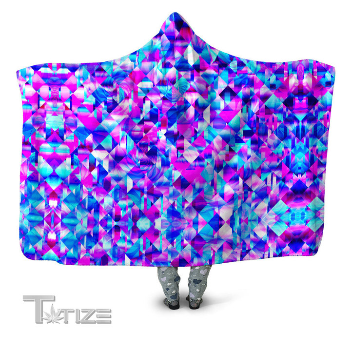 Blossom Trippy Hooded Blanket