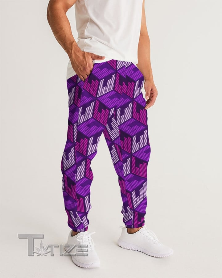 Purple BPM Men's Track Pants Rave Clothing Male Unisex Sweatpants Track Pants