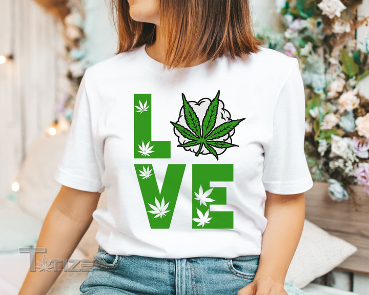 Funny Retro Stoner Valentine's Day Shirt Marijuana Graphic Unisex T Shirt, Sweatshirt, Hoodie Size S - 5XL
