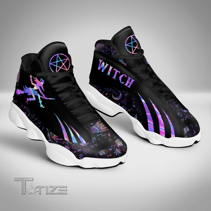 Witch Fly Hologram Pattern 13 Sneakers XIII Shoes
