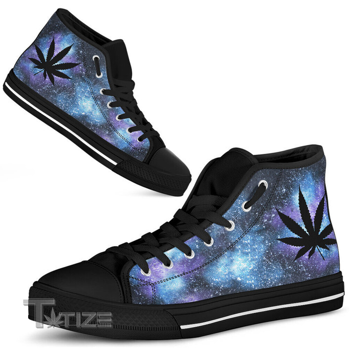 Stay High - Weed Unisex High Top Canvas Shoes