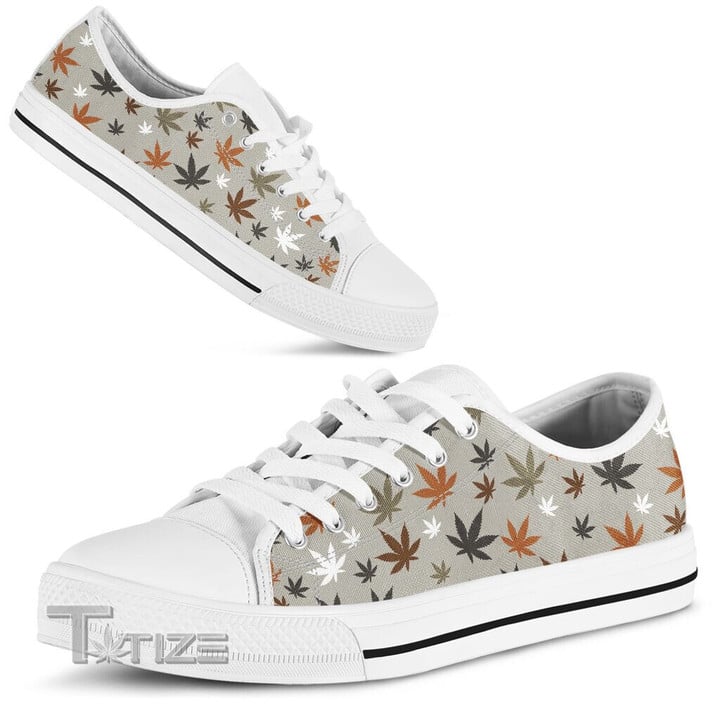 Dope Soul - Weed Low Top Canvas Shoes
