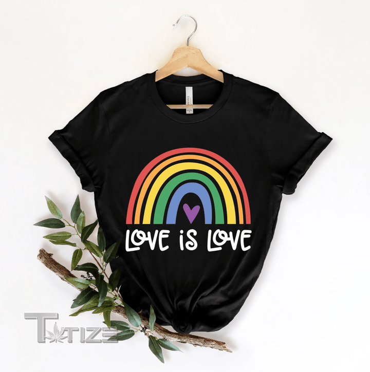 Love is Love Shirt Love is Love Shirt Rainbow Shirt Retro Graphic Unisex T Shirt, Sweatshirt, Hoodie Size S - 5XL