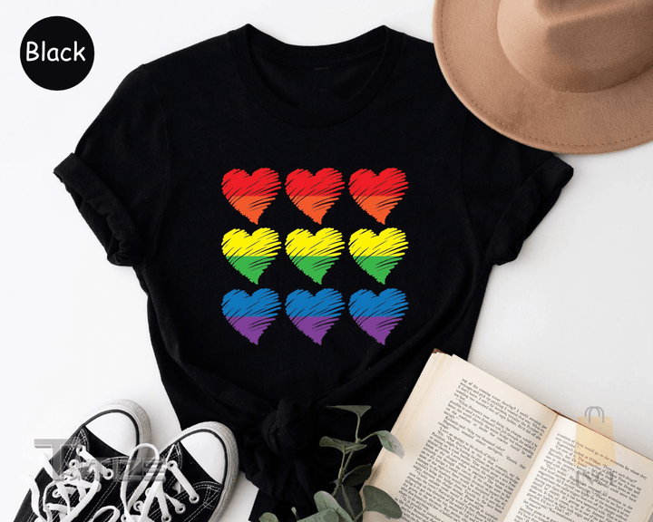 Love is Love Shirt LGBT Shirt Pride Shirt Lesbian Gay Graphic Unisex T Shirt, Sweatshirt, Hoodie Size S - 5XL