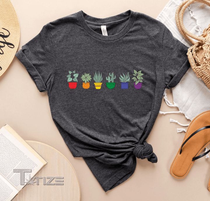 Plant LGBTQ Pride Shirt  Gender Neutral Shirt  Cute Pride Graphic Unisex T Shirt, Sweatshirt, Hoodie Size S - 5XL