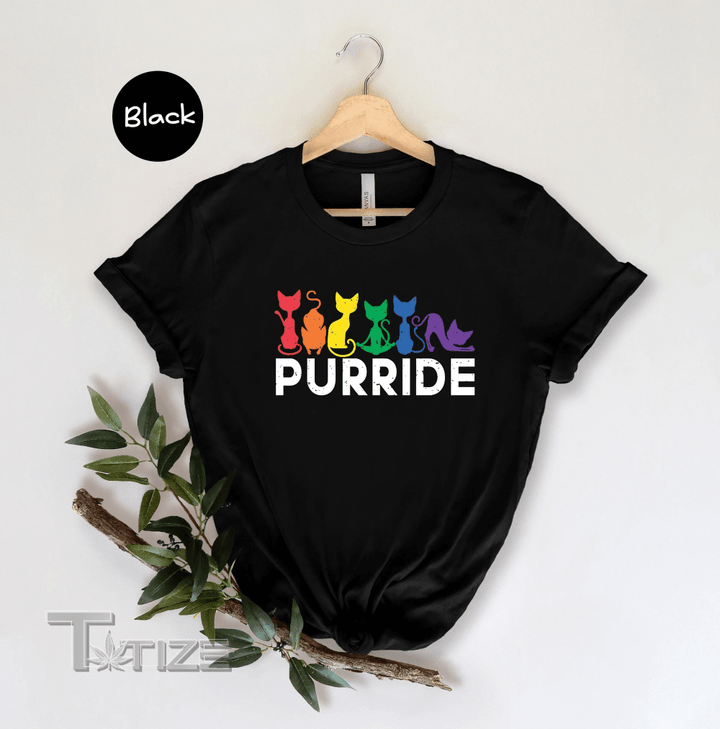 Pride Cat Colorful Shirt LGBT Pride Tee BLM Rights Shirt Graphic Unisex T Shirt, Sweatshirt, Hoodie Size S - 5XL