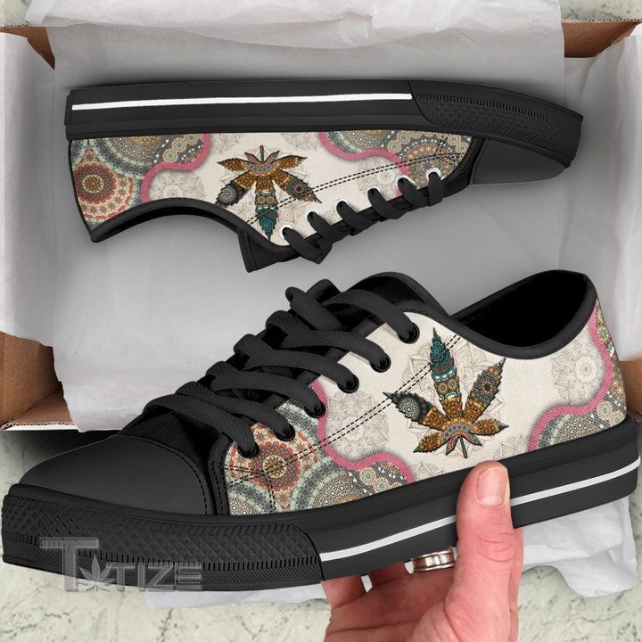 Weed Low Top Canvas Shoes