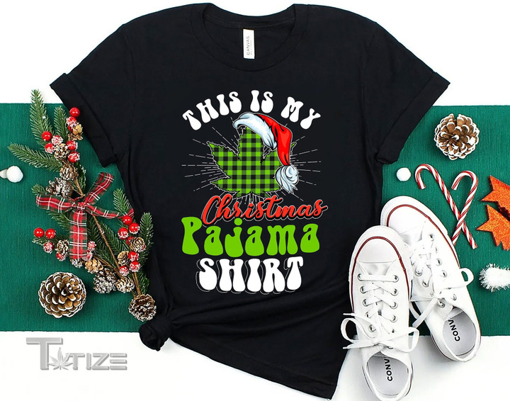 This is My Christmas Pajama Weed Marijuana Shirt Buffalo Graphic Unisex T Shirt, Sweatshirt, Hoodie Size S - 5XL