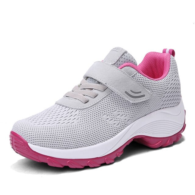 OCW Women Orthopedic Sneakers Height Increase Lace-Resistant Anti-Slip Shoes