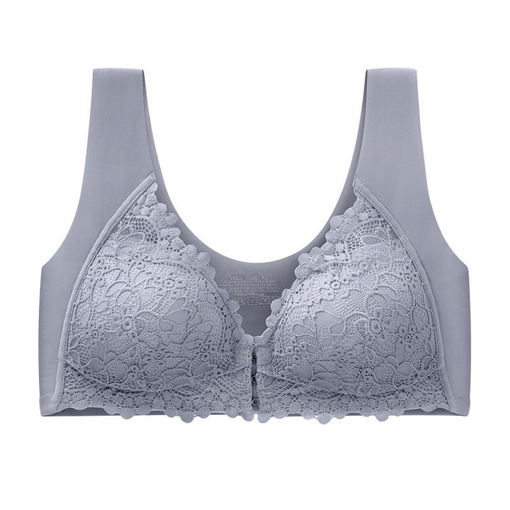 OCW Bra Front Buckle Seamless Lace Breathable Back Support Massage Size M-6XL
