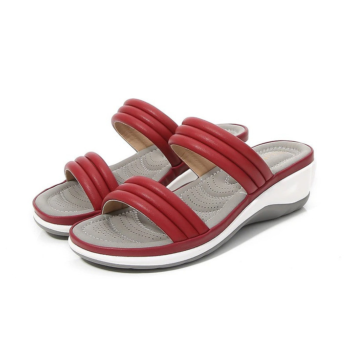 OCW Wedge Slippers Summer Beach Open Toe Non-Slip Sandals For Women Size 6-11.5