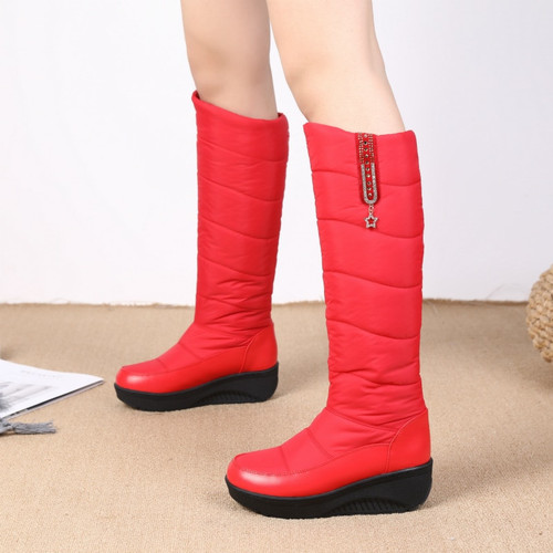 OCW Women Plush Winter Boots Knee-high Waterproof Orthopedic Shoes Size 5-11