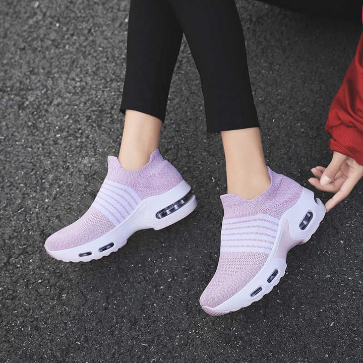 OCW Orthopedic Women Chick Knitted Sneaker Sporty Casual Breathable Modern Comfortable Shoe