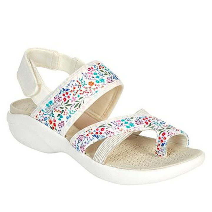 OCW Women Sandals Back Velcro Supportive Sole Sweat-free Ethnic Style Hot Summer 2022 Size 5-10