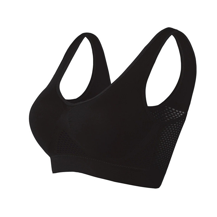OCW Women Yoga Underwear Padded Breathable Fitness Running Bras Plus Size S-7XL