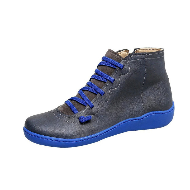 Women Orthopedic Boots Leather Waterproof Vintage Keep Warm Size 5-11