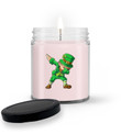 Dabbing Leprechaun Cerebrating Saint Patrick's Day Soy Wax Candle-Candle DS-Pink