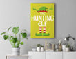 Hunting Elf Family Matching Group Christmas Premium Wall Art Canvas Decor-New Portrait Wall Art-Yellow