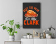 Save The Neck For Me Clark Turkey Neck Thanksgiving Premium Wall Art Canvas Decor-New Portrait Wall Art-Black