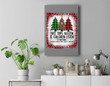 Tree Tops Glisten And Children Listen To Nothing Christmas Premium Wall Art Canvas Decor-New Portrait Wall Art-Gray