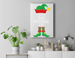 I'm The Bah Humbug Elf Matching Family Christmas Costume Premium Wall Art Canvas Decor-New Portrait Wall Art-White