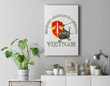 MACV-SOG Vietnam Military Assistance Command Vietnam Veteran Premium Wall Art Canvas Decor-New Portrait Wall Art-White