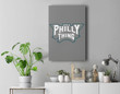 It's a Philly Thing - Philadelphia Football Premium Wall Art Canvas Decor-New Portrait Wall Art-Gray