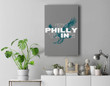 It's A Thing Philly Premium Wall Art Canvas Decor-New Portrait Wall Art-Gray