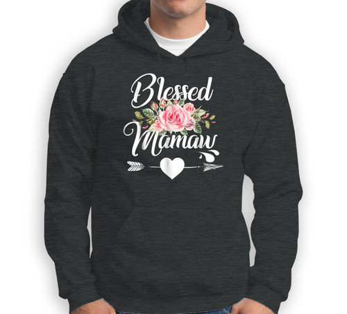 Blessed Mamaw Thanksgiving Christmas Floral Gift For Grandma Sweatshirt & Hoodie