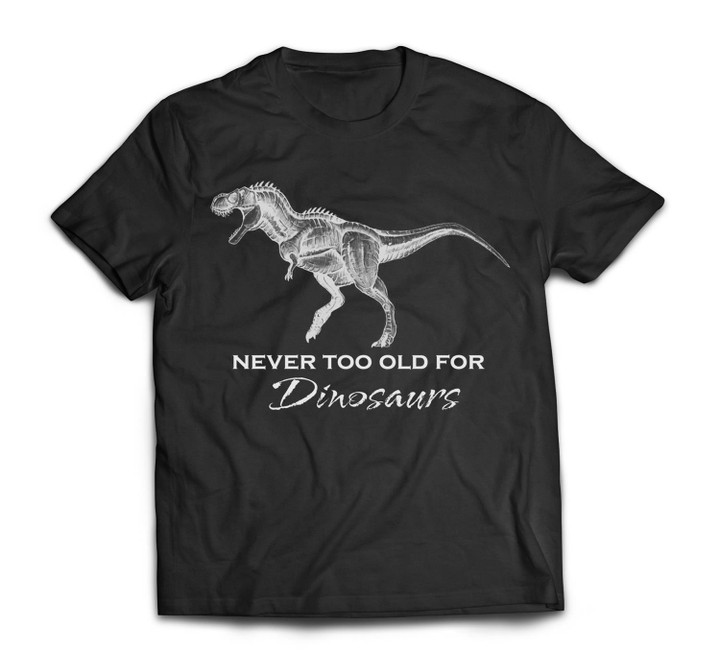 Adult Dinosaur - Funny Dinosaur T-shirt-Men-Black