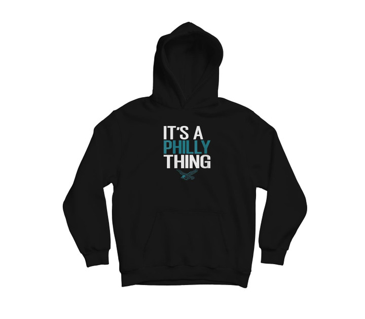 Womens IT'S A PHILLY THING - It's A Philadelphia Thing Fan Lover Youth Hoodie & T-Shirt-Youth Hoodie-Black