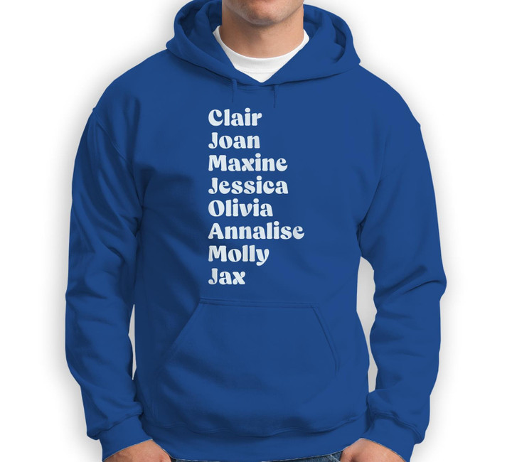 Clair Joan Maxine Jessica Olivia Annalise Molly Jax Sweatshirt & Hoodie-Adult Hoodie-Royal