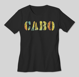 JCombs Cabo San Lucas, Mexico (Art on both sides) T-shirt-Women-Black