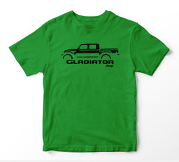 Jeep Gladiator Youth Hoodie & T-Shirt-Youth T-Shirt-Irish Green