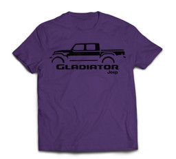 Jeep Gladiator T-shirt-Men-Purple