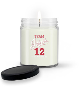 Jesus and Baseball Team Jesus Christian Soy Wax Candle-Candle DS-White