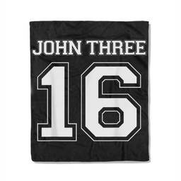 John 316 Fleece Blanket-50X60 In-Black
