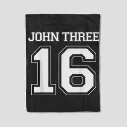 John 316 Fleece Blanket-30X40 In-Black