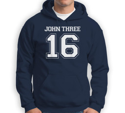John 316 Sweatshirt & Hoodie-Adult Hoodie-Navy