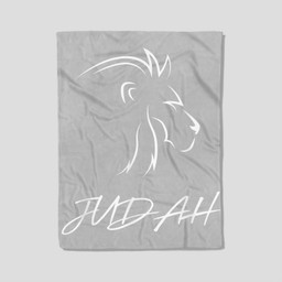 Judah and 12 Tribes of Israel Bible Fleece Blanket-30X40 In-White