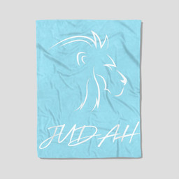 Judah and 12 Tribes of Israel Bible Fleece Blanket-30X40 In-Light Blue
