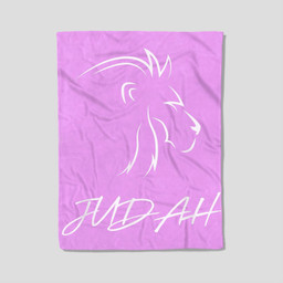 Judah and 12 Tribes of Israel Bible Fleece Blanket-30X40 In-Light Pink