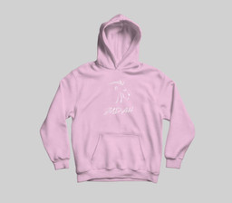 Judah and 12 Tribes of Israel Bible Youth Hoodie & T-Shirt-Youth Hoodie-Light Pink