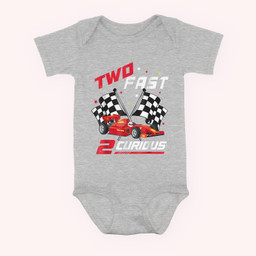 Two Fast 2 Curious Birthday Decorations 2nd Bday 2022 Baby & Infant Bodysuits-Baby Onesie-Hearther